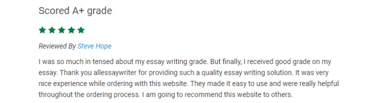 Allessaywriter review essay.reviews quality